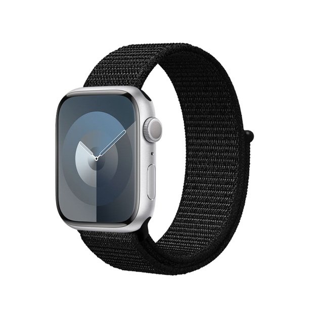 Crong Reflex sportinė juosta, skirta Apple Watch 38/40/41mm (juoda)