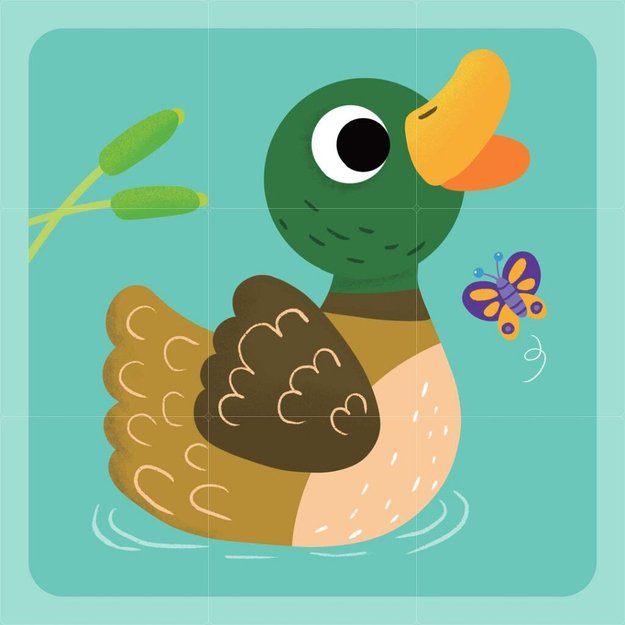 2Kids toys Wooden cubes farm 6