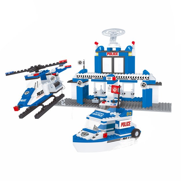 BLOXO policijos konstravimo rinkinys, 370 dalių