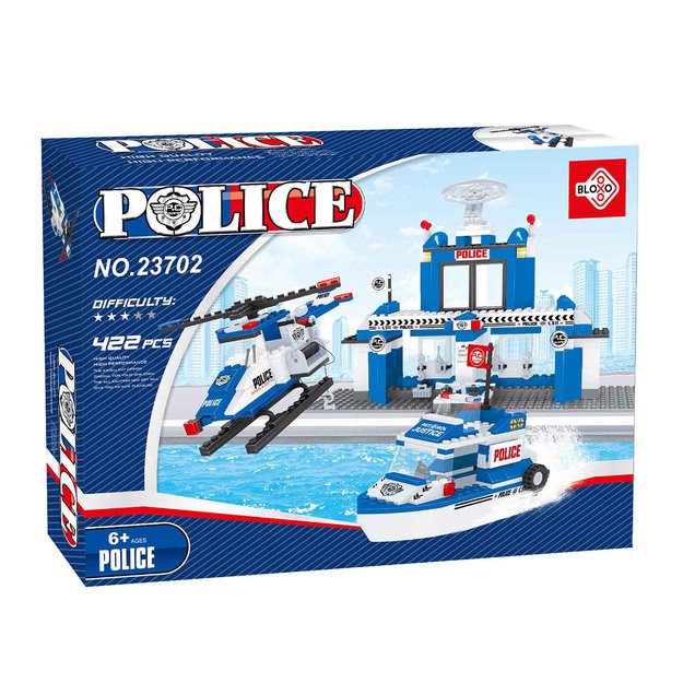 BLOXO policijos konstravimo rinkinys, 370 dalių 2