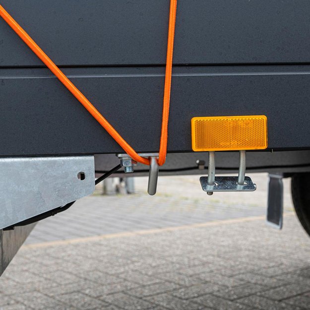 Black&Decker - Transportavimo lynas su atspindinčiais elementais + vyniotuvas 4mm / 20m 20