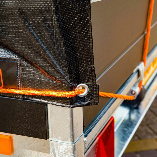 Black&Decker - Transportavimo lynas su atspindinčiais elementais + vyniotuvas 4mm / 20m 21