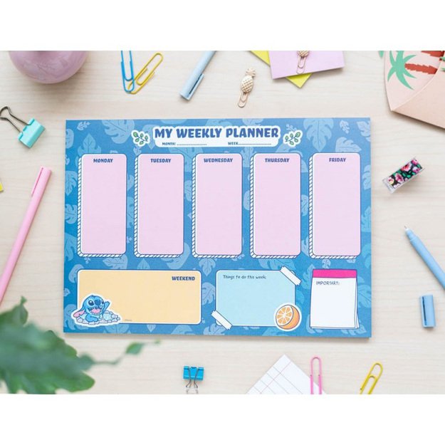 „Disney Stitch“ – savaitės planavimo priemonė, 54 puslapiai A4 9