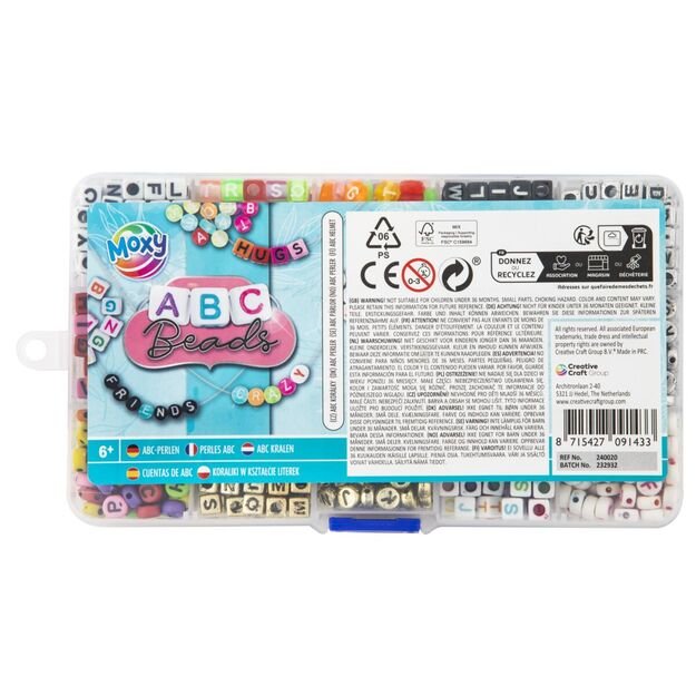 Karoliukų rinkinys su raidėmis 15 rūšių 5