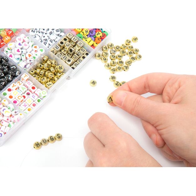 Karoliukų rinkinys su raidėmis 15 rūšių 3