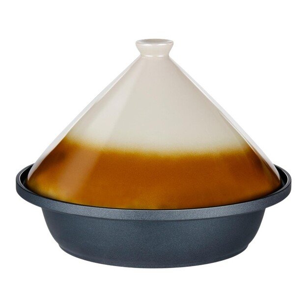 Alpina - Tajine troškintuvas su keraminiu kūginiu dangčiu 30x25 cm 2,5 l 2