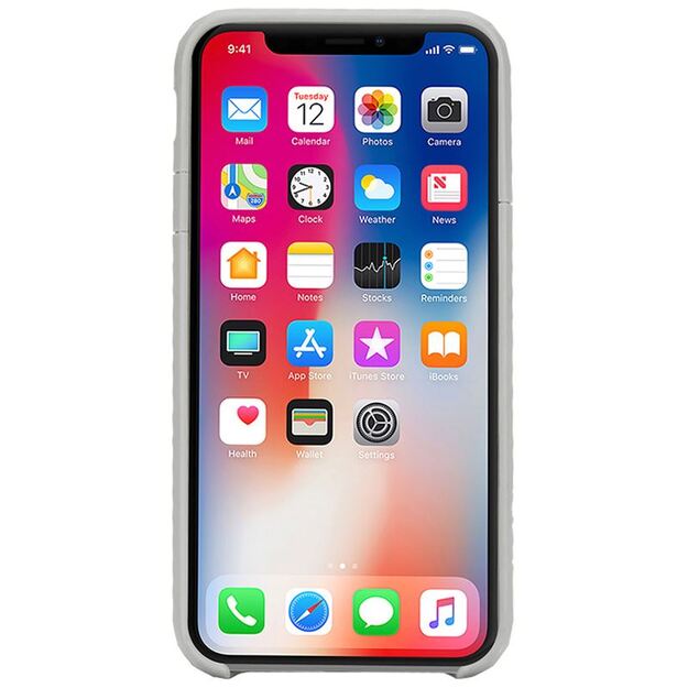 „IPhone X“ skirtas „Incase Pop“ dėklas („Clear/Slate“)