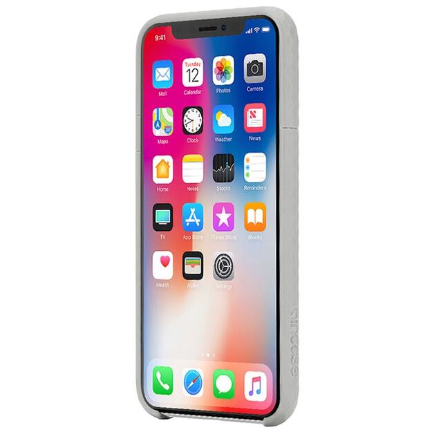 „IPhone X“ skirtas „Incase Pop“ dėklas („Clear/Slate“)