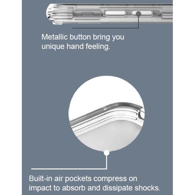 X-Doria ClearVue – dėklas, skirtas iPhone Xs Max (skaidrus) 16