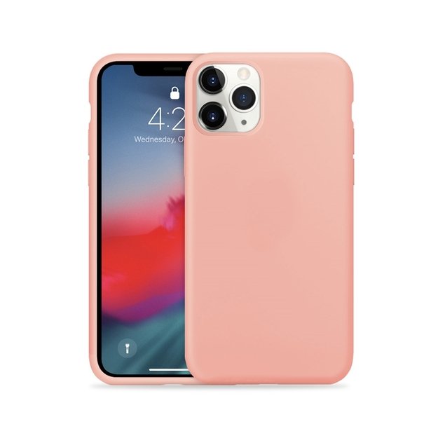 Crong Color Cover – lankstus dėklas, skirtas iPhone 11 Pro (rožinė rožinė)