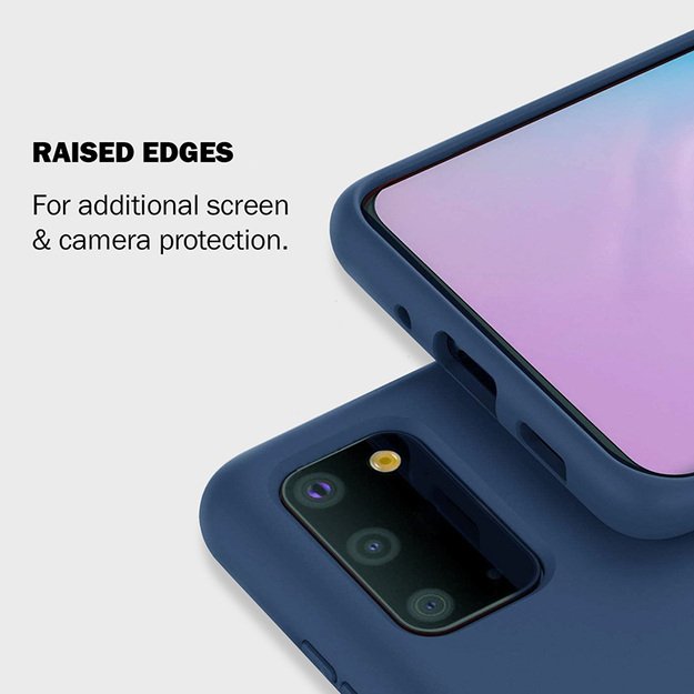 Crong Color Cover – lankstus dėklas, skirtas Samsung Galaxy S20 Ultra (mėlynas) 3