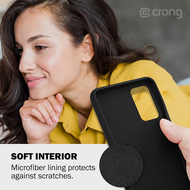 Crong Color Cover – lankstus dėklas, skirtas Samsung Galaxy S20 Ultra (mėlynas)