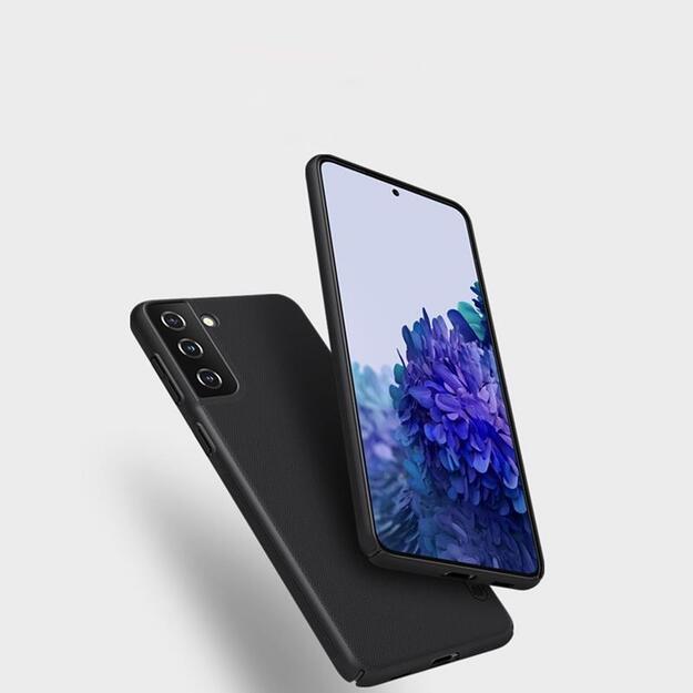 Nillkin Super Frosted Shield – dėklas, skirtas Samsung Galaxy S21+ (ryškiai raudonas) 27