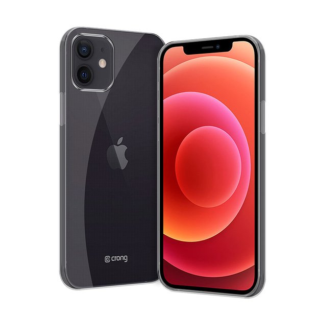 Crong Crystal Slim Cover – apsauginis dėklas, skirtas iPhone 12 / iPhone 12 Pro (skaidrus) 3