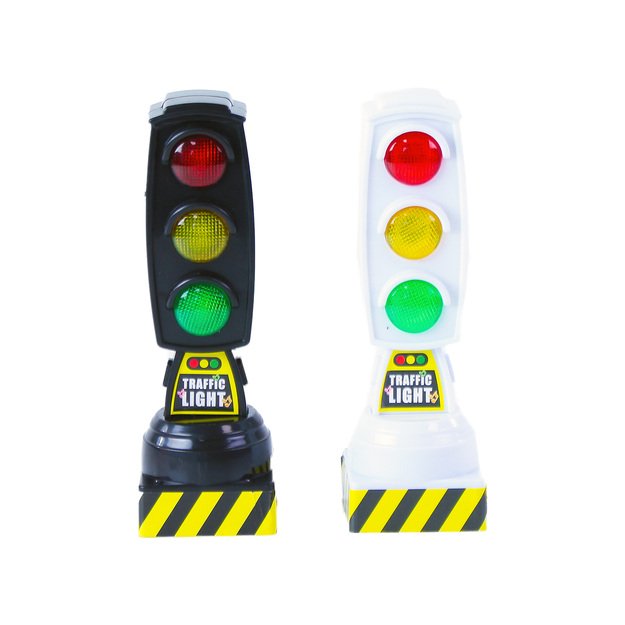 the traffic light with sound and light