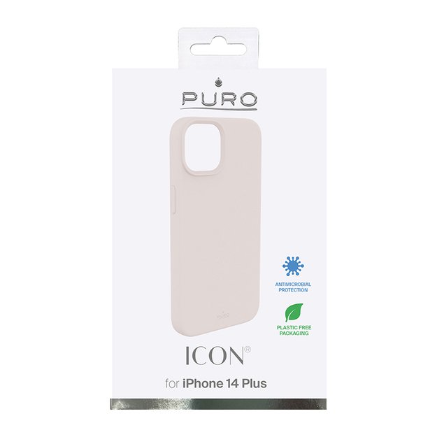 PURO ICON dangtelis – iPhone 14 Plus dėklas (rožinis smėlis) 16