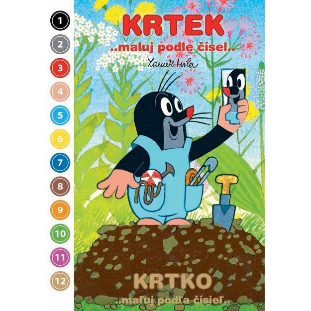 The A5 coloring book The Mole