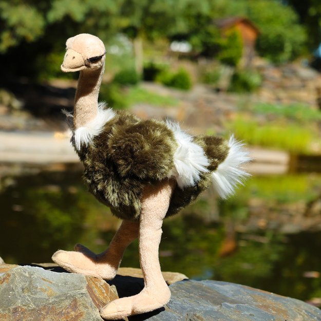Plush ostrich 32 cm ECO-FRIENDLY