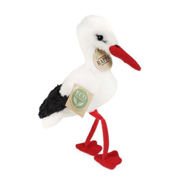 Plush stork 14 cm ECO-FRIENDLY