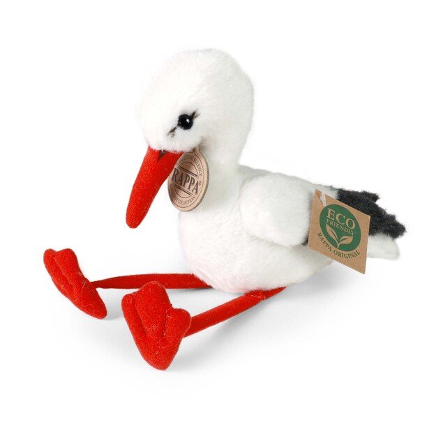 Plush stork 14 cm ECO-FRIENDLY