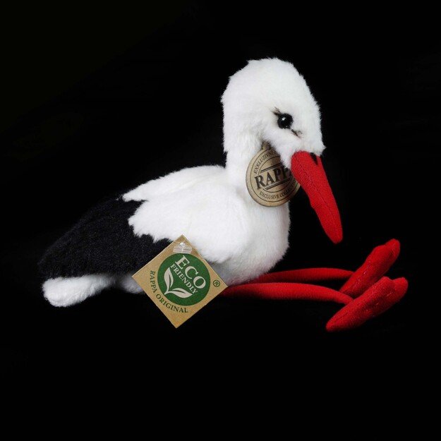 Plush stork 14 cm ECO-FRIENDLY