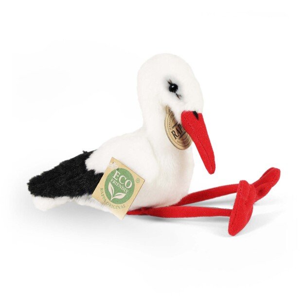 Plush stork 14 cm ECO-FRIENDLY