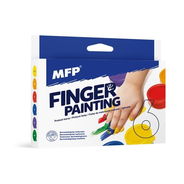 Finger paints 6 pcs of colors 30ml