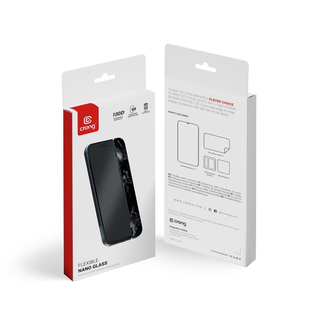 Crong Nano Glass – nedūžtantis hibridinis stiklas, skirtas iPhone 15 Pro Max 10