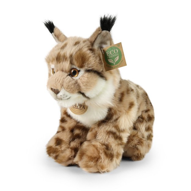Plush lynx 27 cm ECO-FRIENDLY