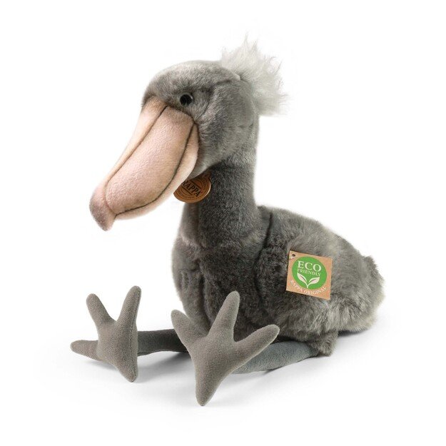 Plush shoebill 30 cm ECO-FRIENDLY