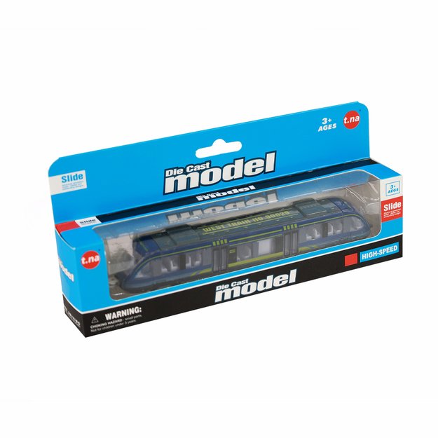 the modern metal/plastic train