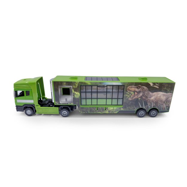 Car truck metal/plastic with dinosaur motif III.