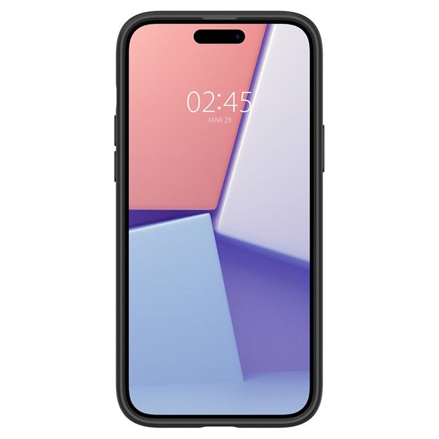 Spigen Ultra Hybrid – dėklas, skirtas iPhone 15 (šalčio juodas) 27