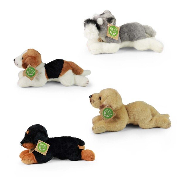 Plush dogs assort 22 cm ECO-FRIENDLY