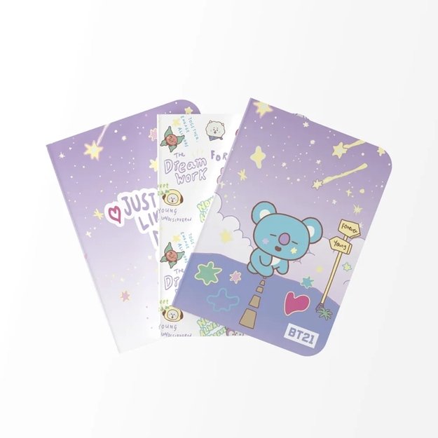 BT21 - Set of A6 KOYA notebooks (3 pieces) 1