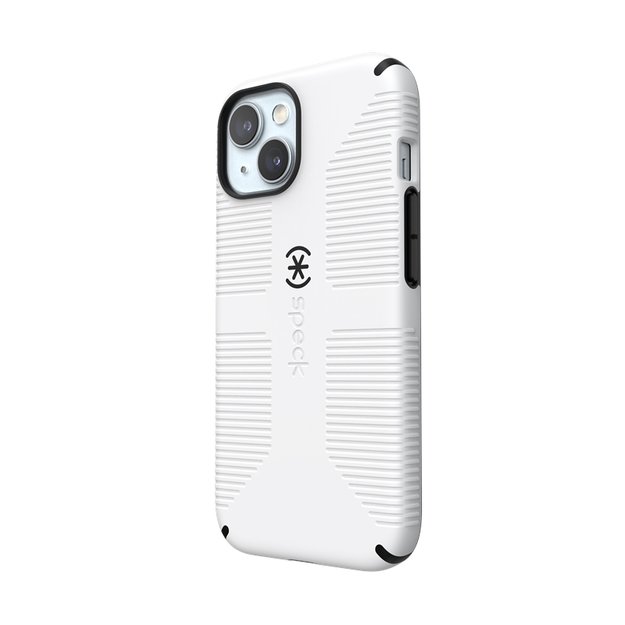 Speck Candyshell Grip MagSafe - iPhone 17e / 16e / 15 / 14 / 13 Case (White / Black) 9