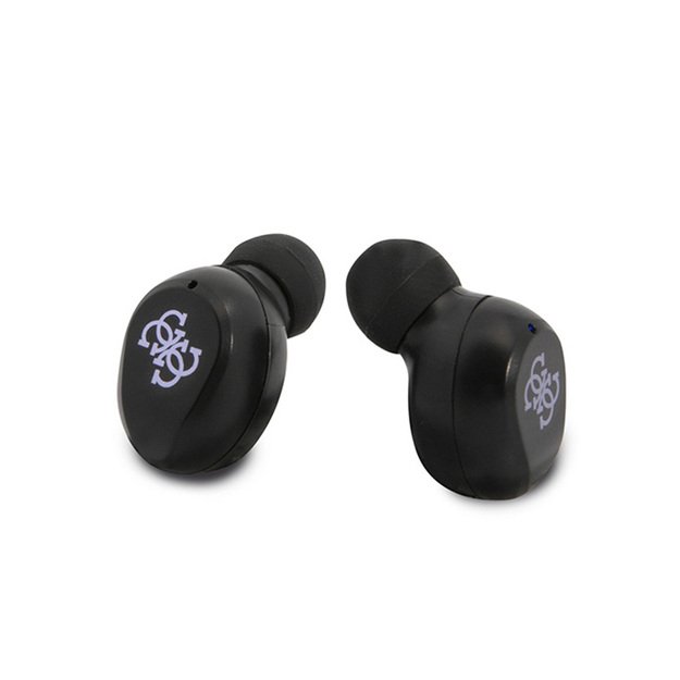 Guess True Wireless Earphones BT5.0 5H – TWS ausinės + įkrovimo dėklas (violetinė) 9