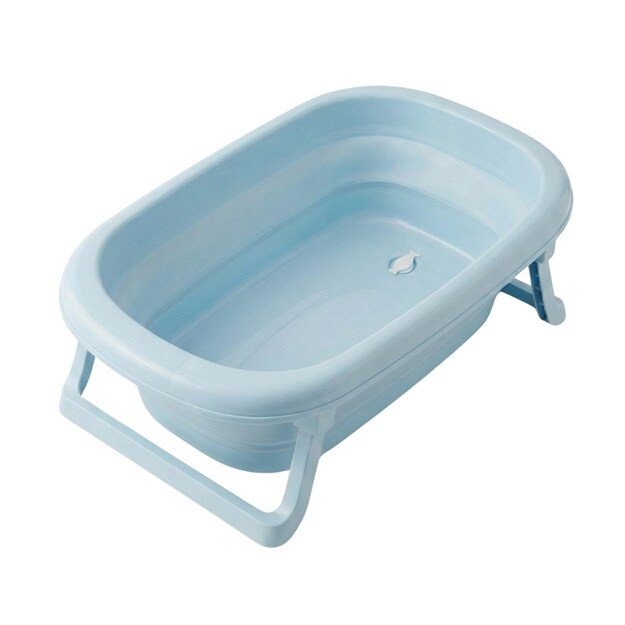 Foldable plastic baby bath Tega Baby blue
