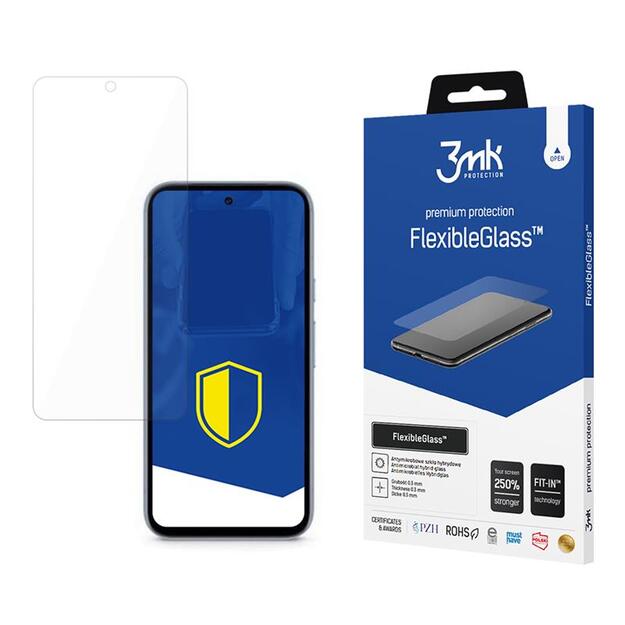 3mk FlexibleGlass – hibridinis stiklas, skirtas „Google Pixel 8A“. 2
