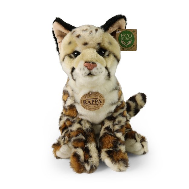 Plush ocelot 27 cm ECO-FRIENDLY