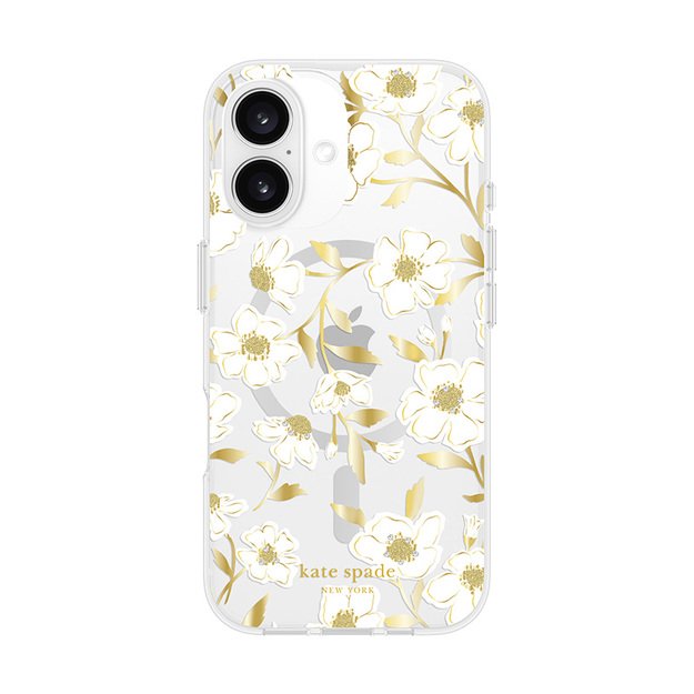 Kate Spade Niujorko apsauginiai brangakmeniai „MagSafe“ – dėklas, skirtas „iPhone 16“ („Sunshine Floral“)