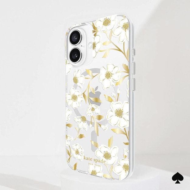 Kate Spade Niujorko apsauginiai brangakmeniai „MagSafe“ – dėklas, skirtas „iPhone 16“ („Sunshine Floral“) 18