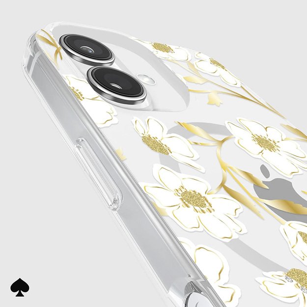 Kate Spade Niujorko apsauginiai brangakmeniai „MagSafe“ – dėklas, skirtas „iPhone 16“ („Sunshine Floral“) 17