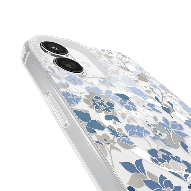Kate Spade Niujorko apsauginiai brangakmeniai „MagSafe“ – „iPhone 16 Plus“ dėklas (mėlyna gėlių lova) 5