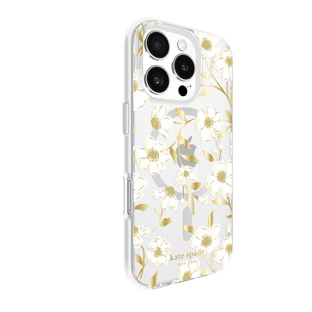 Kate Spade Niujorko apsauginiai brangakmeniai „MagSafe“ – dėklas, skirtas „iPhone 16 Pro“ („Sunshine Floral“)