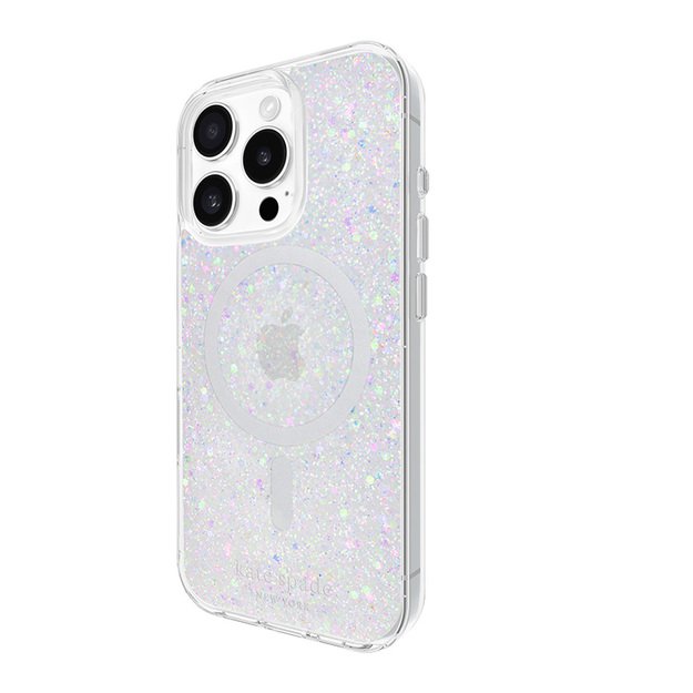 Kate Spade New York Protective MagSafe – dėklas, skirtas iPhone 16 Pro (Chunky Glitter) 4