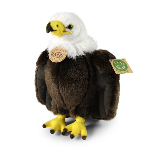 Plush eagle 25 cm ECO-FRIENDLY