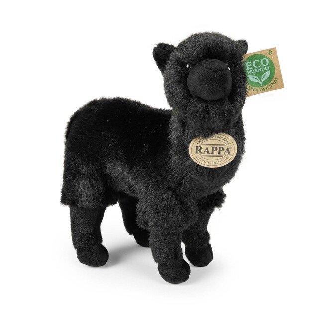 Plush black lama 23 cm ECO-FRIENDLY