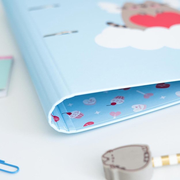 Pusheen - A4 segtuvas iš Purrfect Love kolekcijos (2 žiedai, elastinė juosta) 5