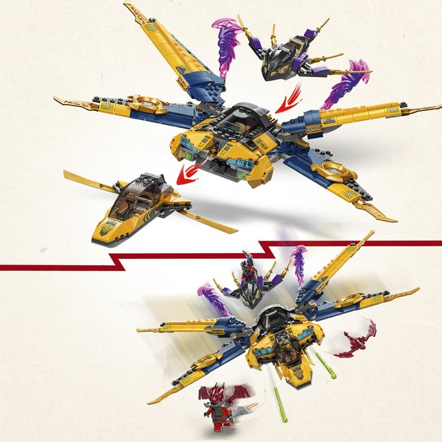 LEGO Ninjago Ras and Arin s Super Storm Jet